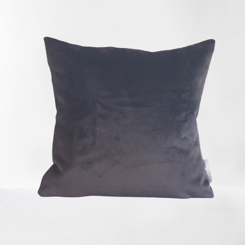 Cushion withe reversable Plain Black back
